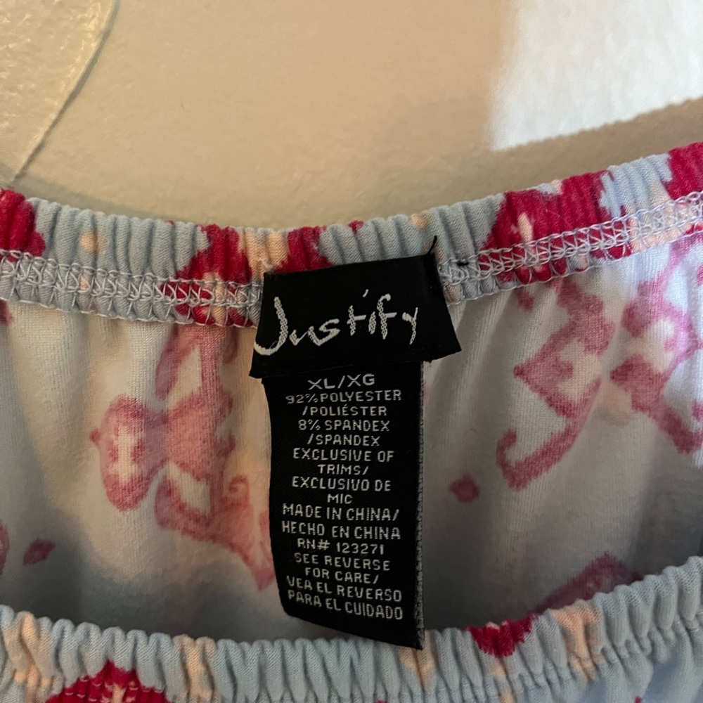 JUSTIFY Off The Shoulder Romper SZ XL - Picture 3 of 9